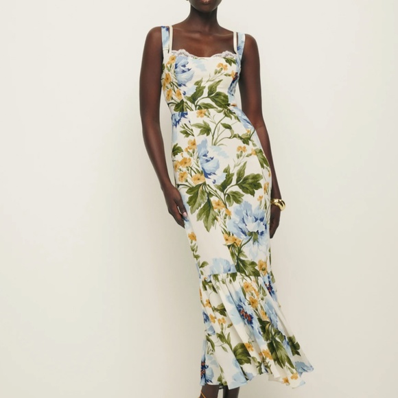 Reformation Irisa Dress - Botanist - 6 - Picture 1 of 9